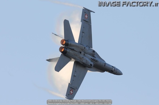 2008-10-09 Axalp Shooting Range 1382 McDonnell Douglas FA-18C Hornet